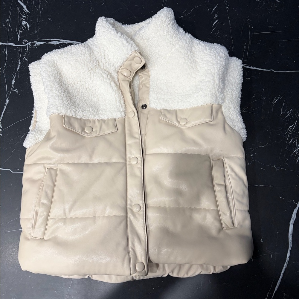 Bohme Lets Get Lost Vegan Vest in Cream